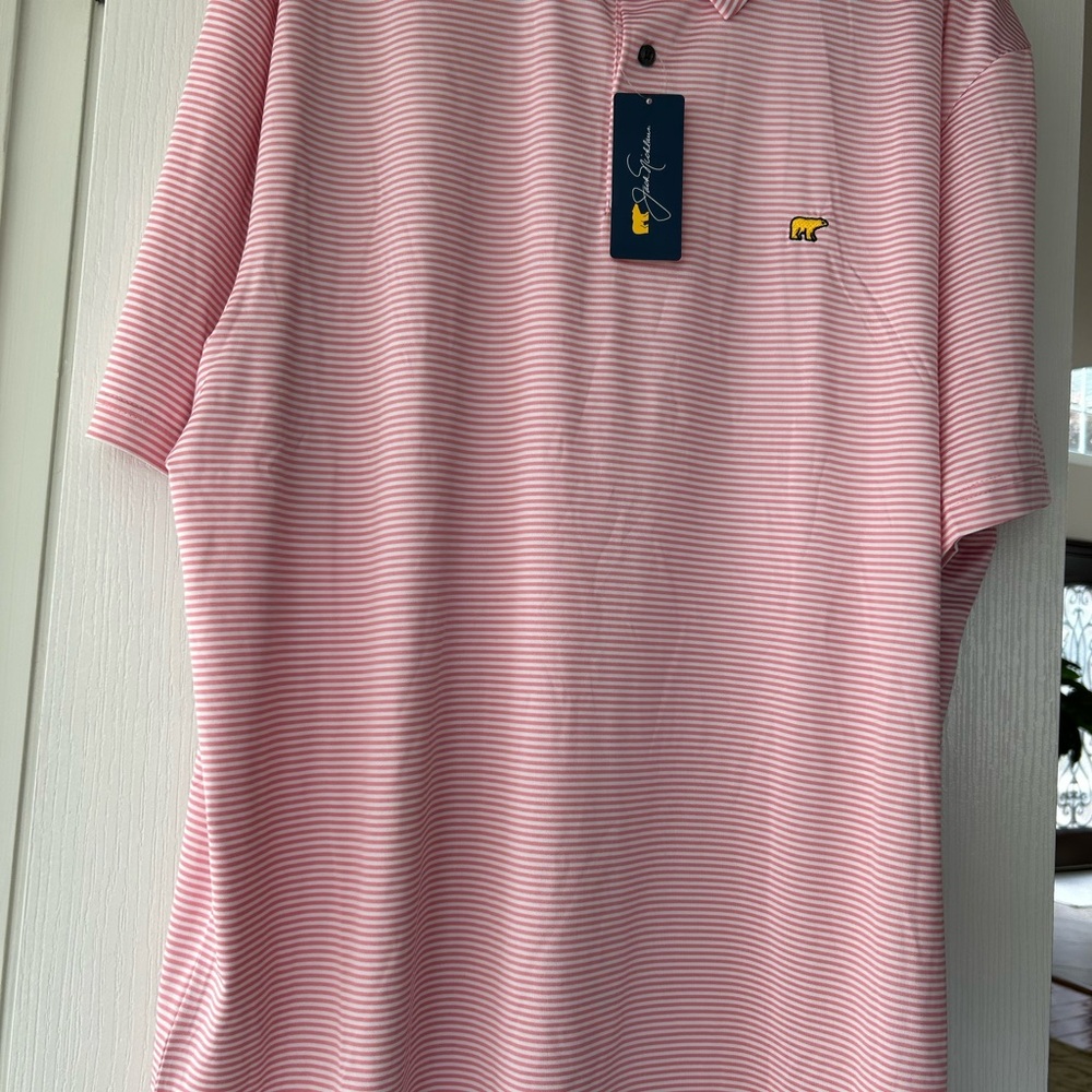 Men’s Jack Nicklaus Striped Shirt Sz XXL  NWT